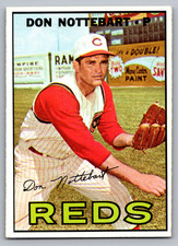 1967 Topps #269 Don Nottebart Cincinnati Reds