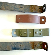 Original Wwii U.s. Army Willys Mb Ford Gpw Jeep Gas Tank Strap Set 4 Piece