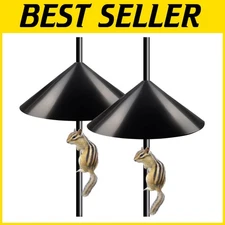 Durable PP Squirrel Baffle for Outdoor Bird Feeders - Easy Clean, Rust Resistant