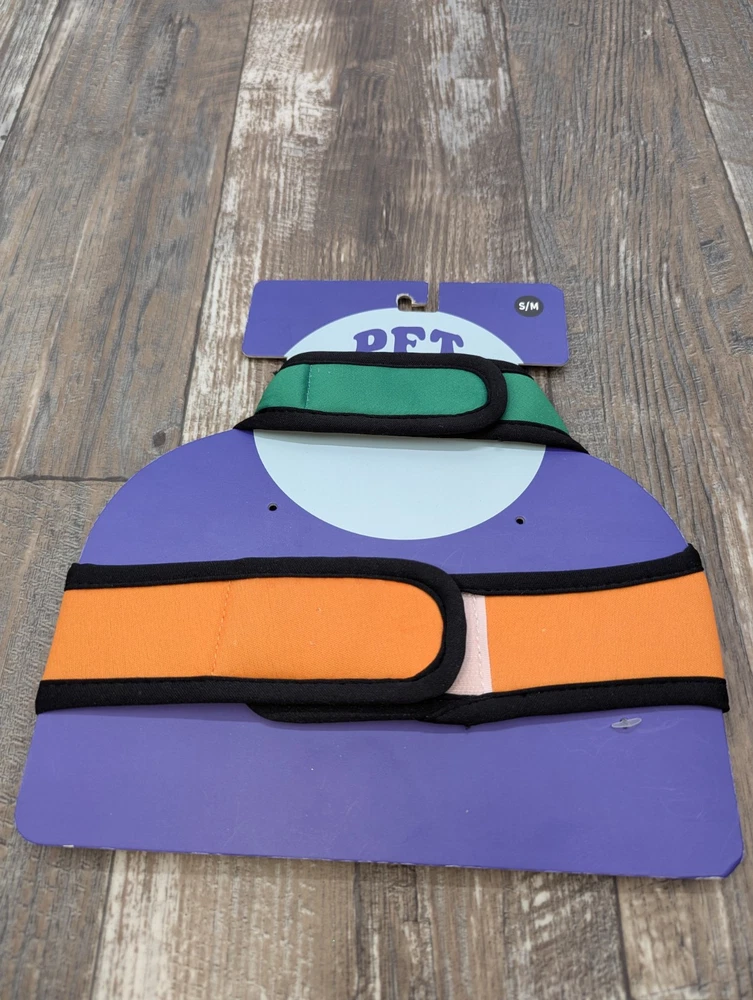 Colorful Comfortable Dog Harness with Waste Bag Dispenser and Touch Tape NWT