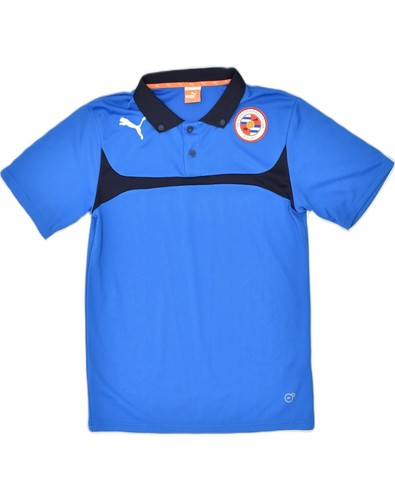 Puma Herren Graphic Poloshirt mittelblau Polyester CX06