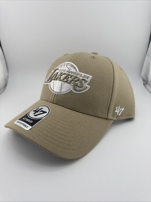 Los Angeles Lakers '47 Brand MVP Adjustable Hat Cap Khaki Beige