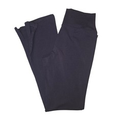 NWT XL Women's Leggings w/Ankle Slit, Slight Flare Leg, Eggplant MSRP 24