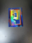 2025 Donruss Optic Blue Hyper Donruss Threads Jaxson Dart RC New York Giants