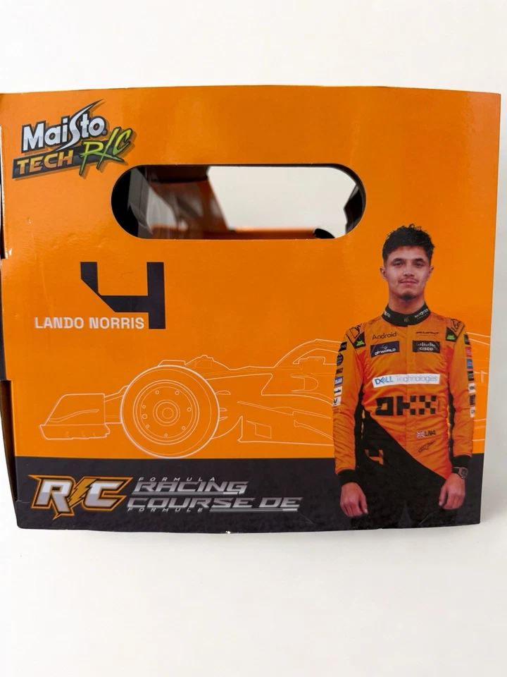Maisto RC McLaren MCL60 Lando Norris #4 1:10 Scale Formula 1 RC Car - Brand New - Image 3 of 3