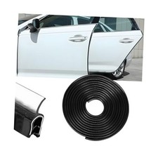 Car Door Protector Edge Guards Anti Collision U Shaped Automobile 33Ft Black