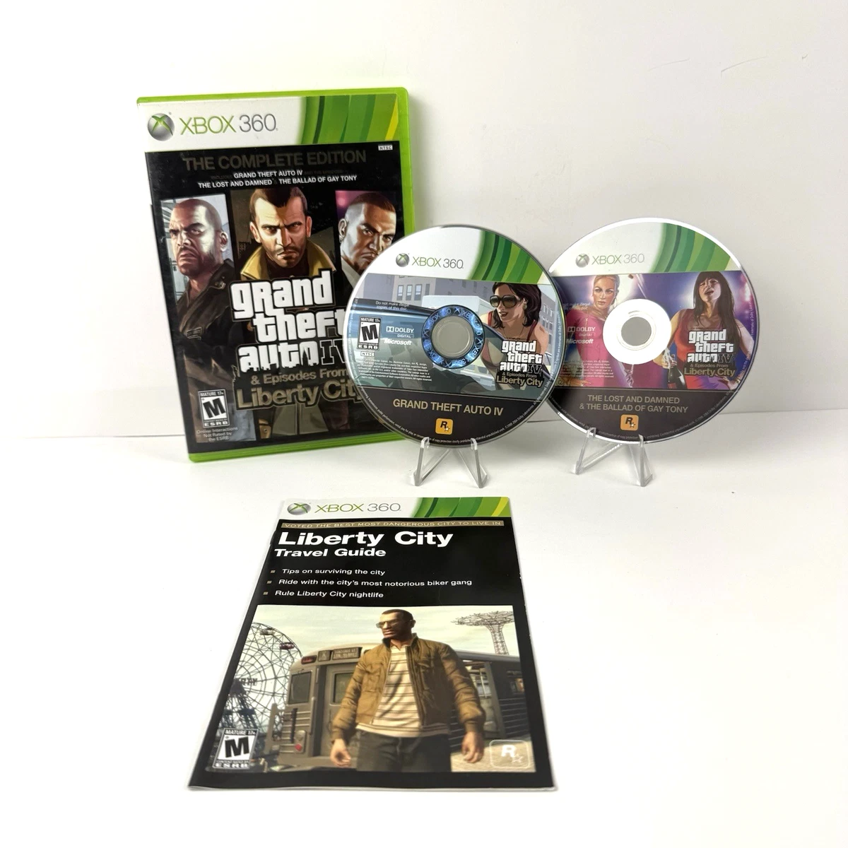 9.8 A+ Grand Theft Auto IV & Episodes From Liberty City Xbox 360 WATA