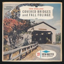 New England Covered Bridges - View-Master Packet A611 - S6 Ed. A - Ships Fast