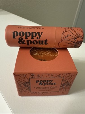Poppy & Pout, Lip Care Duo, Pomegranate Peach