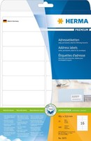 Herma 5075 Herma 5075 Adressetiketten Premium A4, Weiß 99,1X33,8 Mm Papier Matt