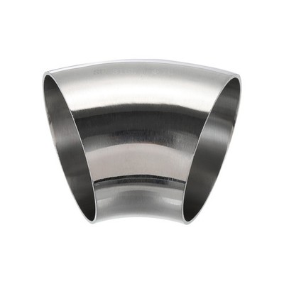 45 Degree Mandrel Bend Elbow 3in OD Exhaust Elbow 316 Stainless Steel