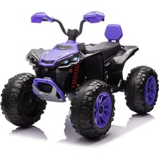 24V Kids Electric ATV Quad 4-Wheeler 800W Ride On Car w/ Remote  Bluetooth