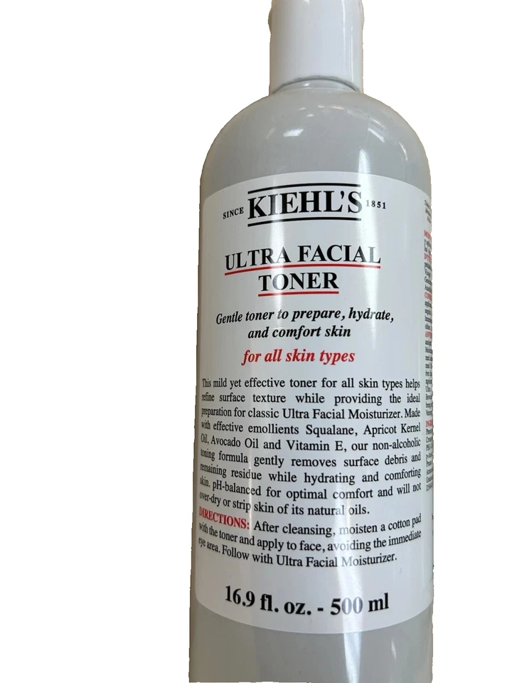 Kiehl's Ultra Facial Toner For All Skin Types 16.9 oz 500 ml Sealed New - Image 2 of 4