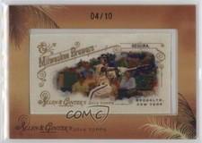 2014 Topps Allen & Ginter's Framed Silk Mini 4/10 Jean Segura #156 k8v