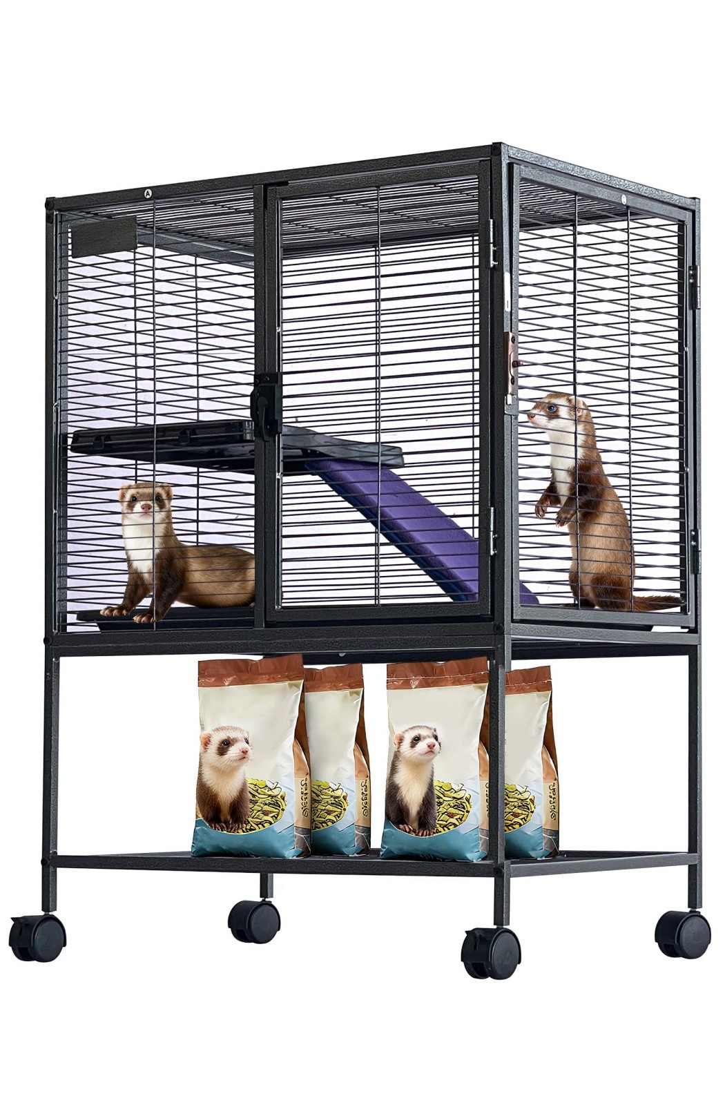 W/ Ramp Extra Storage Stand Removabletray
