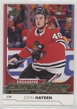 2017-18 Upper Deck Young Guns Exclusives 22/100 John Hayden #211 9ui