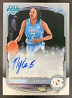 Nyla Brooks 2025-26 Bowman Chrome Auto 1st Prospect Tar Heels