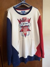 Adidas Originals Top Ten Art Fleece Sweatshirt 2XL MENS VINTAGE