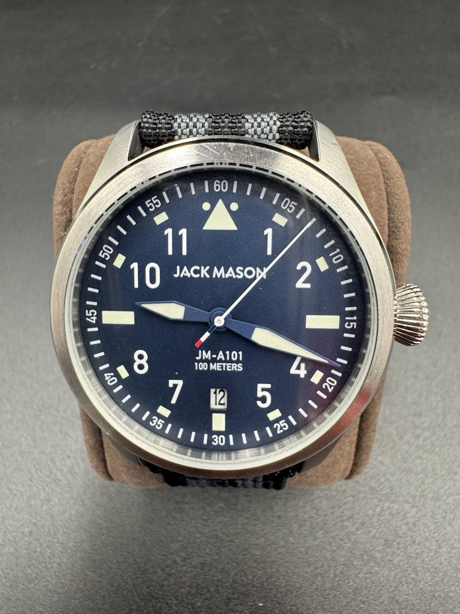 Jack Mason JM-A101-004 Pilot Watch Classical Navy Men's - Very