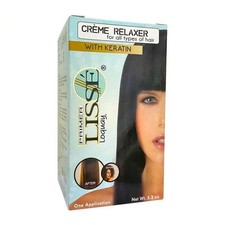 LOQUAY: PRIMER LISSE CREAM HAIR RELAXER W/KERATIN / Crema alaciante con queratin