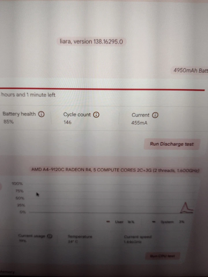 Lenovo 14e Chromebook AMD A4-4120 4 GB RAM 32GB EMMC TOUCHSCREEN RUNS WELL CLEAN - Image 3 of 4