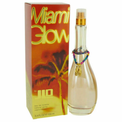 JLO MIAMI GLOW EAU DE TOILETTE SPRAY FOR WOMEN 3.4 Oz /100 ml BRAND NEW ITEM!!!