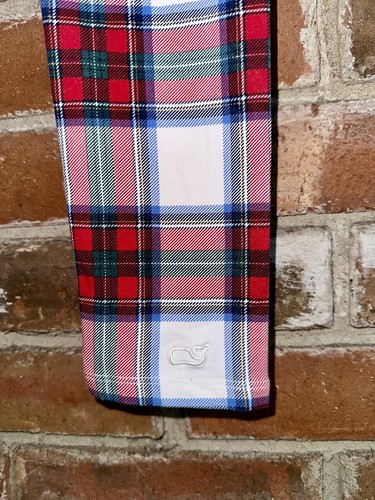 VINEYARD VINES TARTAN PLAID HIGH WAISTED HOLIDAY LEGGINGS GIRLS LARGE 16 - Picture 5 of 9