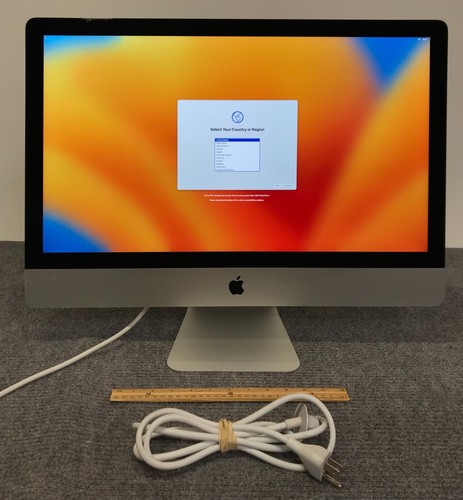 Apple iMac A1419 MNE92LL/A 2017 5K 27" AIO i5-7500 32GB RAM 1.03TB Fusion Drive