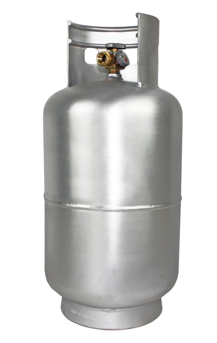 Flame King 30 LB Aluminum Lightweight Cylinder w/ Gauge & Fill