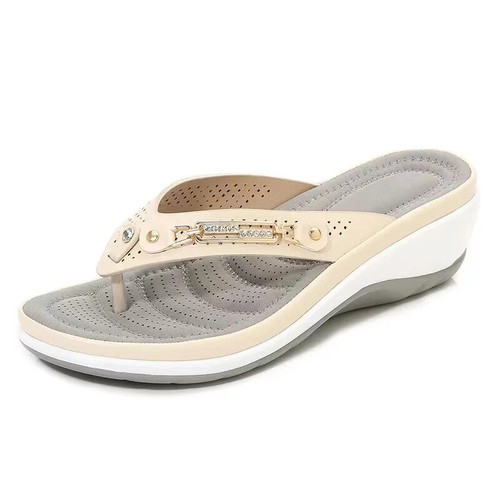 Summer Womens Flip Flops Thong Sandals Arch Support Cushion Slippers Soft Shoes - Picture 9 of 28