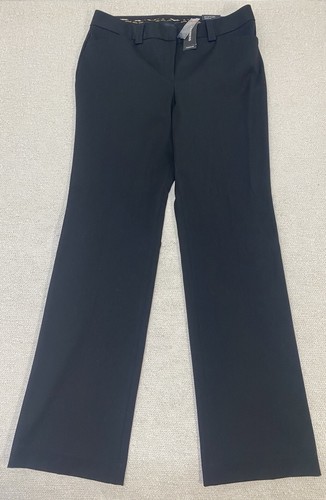 NWT Express Editor Pants Women’s 10 Regular Straight Leg Black Low Rise