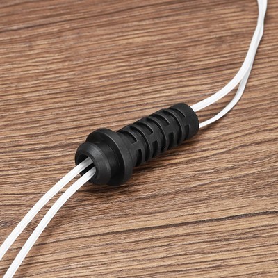 MECCANIXITY 88-Piece Strain Relief Cord Connector Set – White, 3-6.1mm Sizes, Cable Protection Sleeves