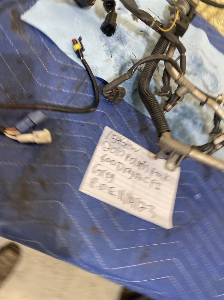 Conjunto de inyector de riel de combustible Polaris Dragon Rmk 800 2010 e inyectores azules 154 Foto 3 de 4