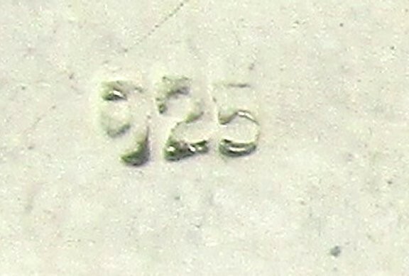 925 Sterling Silver Hinged Rectangular Bangle Bra… - image 5