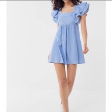 Urban Outfitters La Petite Tie-back Babydoll Dress Size Small