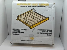 Hova-Bator Egg Turner - From GQF Mfg. 14” Holds 41 Eggs - New In Box  NIB