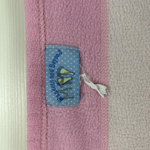 Blankets & Beyond Tiger Baby Blanket Yellow Kitty Cat Pink Fleece Security Lovey - Picture 5 of 7