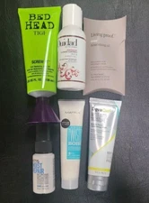 Lot Of 6 Travel Size Curly Hair Styling Products Bed Head, Deva Curl, Quidad,  