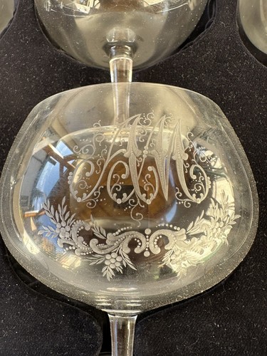 6 Moser Gläser Original Unbenutzt Czech Crystal Karlsbad Prag Diplomat Top! - Picture 4 of 16