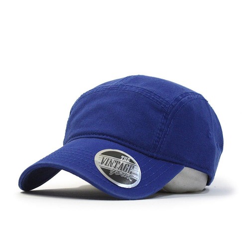 NEU Washed Cotton Five Panel Camper Cap anthrazit grau olivgrün rot khaki - Bild 18 von 33