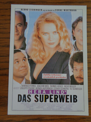 Filmplakatkarte / moviepostercard  Das Superweib  Veronica Ferres