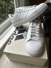 Adidas Essentials Grand Court Leather Women's Fashion Shoes Sneakers