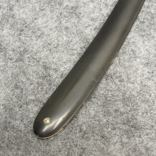 Germania Cutlery Works Germany 61/4" Oxford Straight Razor Black