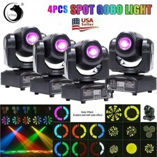 4X 120W Moving Head Light RGBW Gobo Stage Light DMX Disco Club DJ Party Lighting