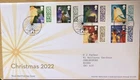 GB FDC Christmas 2022 Postmarked Bethlehem