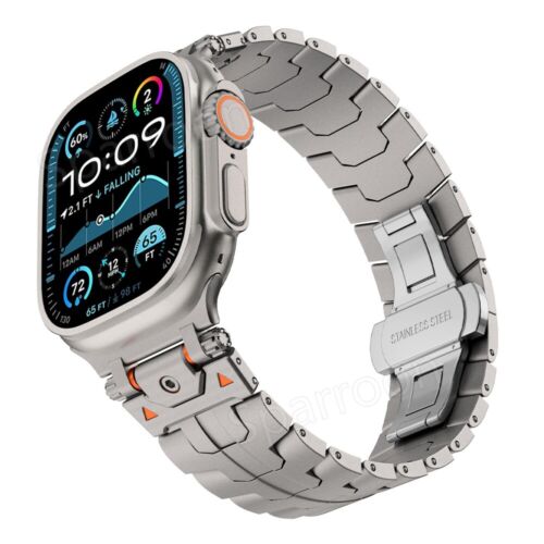 Metal iWatch Strap Band For Apple Watch 10 9 8 7 6 5 4 3 SE 44 45 46 Ultra 49 mm - Picture 12 of 28
