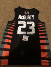 MIAMI HURRICANES- KAMERON MCGUSTY SIGNED AUTOGRAPH JERSEY PSA DNA COA MIAMI HURRICANES- KAMERON MCGUSTY SIGNED AUTOGRAPH JERSEY PSA DNA COA