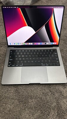 Apple MacBook Pro 14.2'' (512GB SSD, M1 Pro, 16GB) Laptop - Space Gray -...