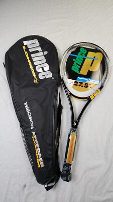 Raquette De Tennis Prince Precision Approach (TC59) – 4 5/8 Po – Avec Housse – Vintage