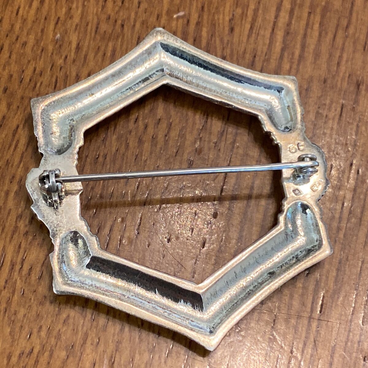 Fermail De Cluny Paris Musees Sterling Silver Brooch Clasped Fermail De Cluny Paris Musees Sterling Silver Brooch Clasped